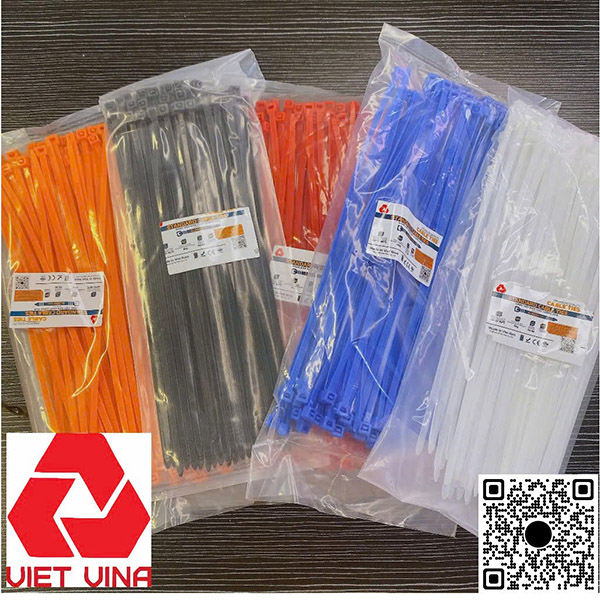 Dây rút nhựa màu cam 4x200 đặc biệt bản lớn